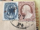 Lo2  1851 Semi-official  Us Carrier     11 Both Tied To Cover   Pf Cert
