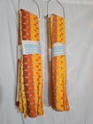 Mid Century Space Age Pop Art Geometric Design Drapes Curtains 2 Panels 54    Long