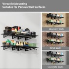 2-pack 2x4ft 2x6ft 1x4ft 1x6ft Floating Wall Shelf Garage Storage Rack Shelves