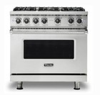 Viking Vgr5366bss 36  Freestanding Gas Range W gourmetglo Broil  Stainless Steel