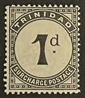 Travelstamps  Trinidad   Tobago Postage Due Stamps Scott  j1 - 1d Mint Og H