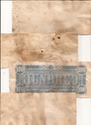 Lot Of 4 Reproduction Antiqued U s  Civil War Era Note Paper Money Bills  Lot M2