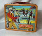 1959 Gunsmoke Matt Dillon Metal Lunchbox   1 2 Pint Vacuum Bottle Aladdin Usa