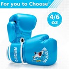 Kids Boxing Gloves 46oz For Ages 39   Youth Training Sparring Punching Bag