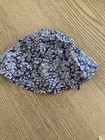 Bonpint Liberty  Baby Girl Summer Sun Beach Hat 1 Cotton Floral 6-12 M 6m 9m 12m