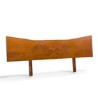 George Nakashima Style Unagusta Walnut King Headboard
