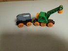 Brio World Wooden Railway Clever Crane   Magnetic Rock Cargo Good Condition