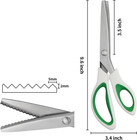 Fri4free 9  Pinking Shears Zig Zag Fabric Sewing Craft Scissors   Professional S
