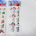 Vintage Holiday Christmas Stickers Lot Of 19 W  5 Designs Sets Made In Taiwan