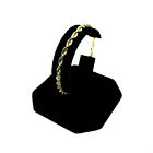 Real 10k Yellow Gold 2mm-6mm Rope Chain Bracelet Anklet Men Women 7  8  9  10 