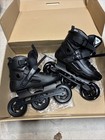 W82 Jetway Men s Inline Skates Jet Black  Wheels 125mm  Size 8 Us 