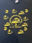 Mta New York City Transit Work Train Shirt Graffiti Hip Hop Subway Vintage