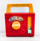 Vintage 1981 Fisher Price 5753 Over The Rainbow Radio Wind Up Music Box Working