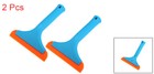 Two Window Mirror Car Windshield Squeegee Blade Water Wiper Universal Silicone