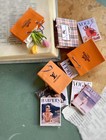 Doll Fashion Set Magazines Bags Flowers Dollhouse Miniature Scale 1 12 Handmade