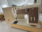 Vintage Singer Zig Zag 758 Sewing Machine W  Foot Pedal    Case Tested