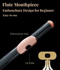 C Flute  Black Nickle Plated  Rose Gold Keys  Closed Hole And 16-key Flute Wi   