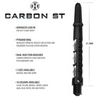 Harrows Darts St Carbon Dart Shafts - 9 Dart Stems In Total - Medium  Midi And S