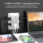 5 Outlet Extender Multi Plug Wall Outlets With 4 Usb Charging Ports  1 Usb C Out