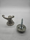 Moen Brantford Double Robe Hook Wall Mount Brushed Nickel Bathroom Hanger