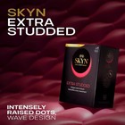Skyn Extra Studded Lubricated Latex Free Condoms Textured 22 Count