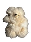 Genuine Alpaca Fur Teddy 9    Bear Plush Handmade Peru Cream Fluffy Soft Toy