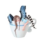 Amy Brown I Need My Coffee Faery Fairy Figurine New