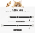 5 Pack Reflective-breakaway Cat Collars With Bells adjustable Small Cat