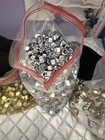 3 8  Brass Compression Nuts   Sleeves Huge Lot 20lbs Of Nuts And 4 Lbs Sleeves 