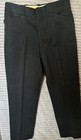 Vtg Men s 50s 60s H Bar C Ranchwear All Wool Pearl Snap Pockets 31x29 Dark Gray