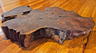 Live Edge Wood Slab  -  Approx   28   Long   17   Wide - Appears To Be Burl Wood