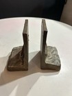 Vintage Antique Chinese Ship Amoy 1920s Pompeian Bronze Bookends