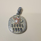 Vintage Seoul 1988 Olympics Tiger Mascot Keychain South Korea Rare Collectible