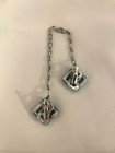Vintage Lisner Blue Moonglow Lucite Sweater Clip Guard