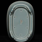 9 52 chinese Vintage Antique Song Dynasty Ru Kiln Cyan Glaze Narcissus Basin 