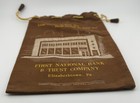 Vintage Bank Deposit Bag First National Bank   Trust Company Elizabethtown Pa