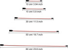 20 Pieces 3-pin Servo Extension Cable Wire Cord Female To Male Rc Servo Extensio