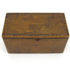 Antique 1889 Singer Sewing Machine Oak Wood Puzzle Box W attachments