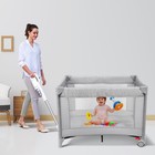 Baby Portable Play Pen Safety Baby Playard W mattress For Toddler 39 X 39inch