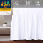 Crib Skirt Dust Ruffle  100  Egyptian Cotton 400 Thread Count Soft Breathable Cr
