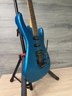 Rare 1989 Squier By Fender Heavy Metal Stratocaster Mik Metallic Blue  3342