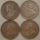 Australia Pennies 1933 34 35  36 Better Grade Coins