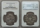 Rare 1891b Large Heavy Silver Coin Swiss Confederation Five Francs Ngc Vf35