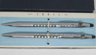Vintage Cross Pen   Pencil Set Ensemble Box Chrome No  3501 Bulldog  Mack Truck