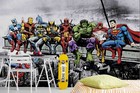 3d Marvel Anime Superhero Self-adhesive Removable Wallpaper Murals Wall 91