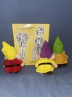 Snow White Plush Toy Paper Dolls Lot Stuffed Doll Disney Movie Vtg Prince Dopey