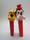 Vintage 1960 s Pez  Lot Of 9 No Feet   New   Tlc Disney Pluto Goofy Santa Clown