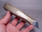 Vintage Craftsman Utility Knife  Gold Colored Handle  Block Letters  Fixed Blade