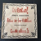 Rare Jane   s Addiction Ritual De Lo Habitual Promo Fold Out Poster