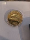 24k Gld Plated U  S   Liberty 1933 Eagle Twenty Dollars Copy Coin In Capsule